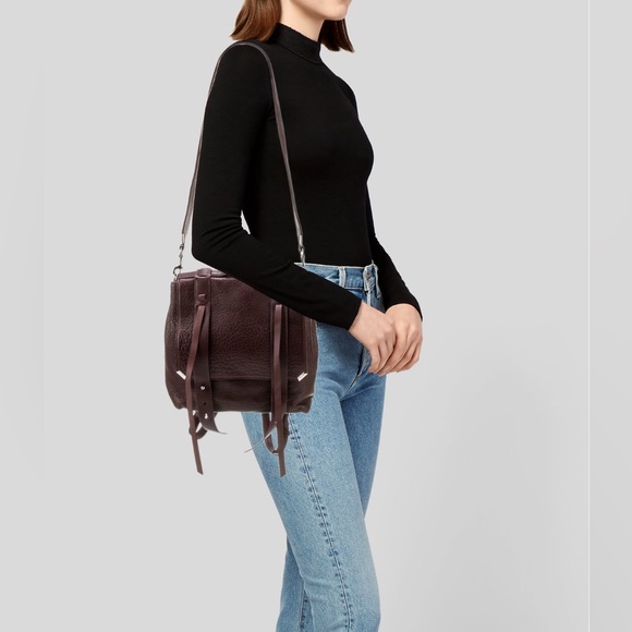 **GVY** All Saints 4-way Leather Convertible Backpack Crossbody Tote Bag main image 8